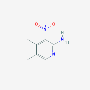 molecular formula C7H9N3O2 B11927353 4,5-Dimethyl-3-nitropyridin-2-amine 