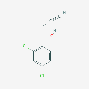 molecular formula C11H10Cl2O B11927366 2-(2,4-Dichlorophenyl)-4-pentyn-2-ol 