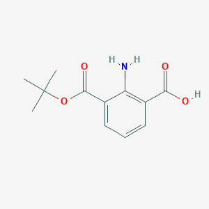 molecular formula C12H15NO4 B11927463 Boc-aminobenzoic acid 
