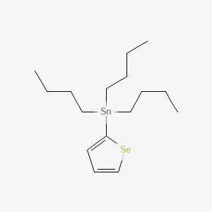 molecular formula C16H30SeSn B11927467 Tributyl(selenophen-2-yl)stannane 