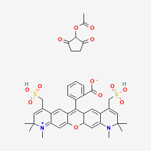 molecular formula C41H44N2O13S2 B11927528 Tfax 594,SE 