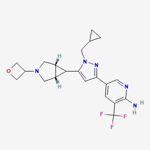 molecular formula C21H24F3N5O B11927553 GNE-8505 