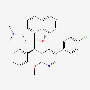 molecular formula C34H33ClN2O2 B11927677 Fudapirine CAS No. 1859978-72-5