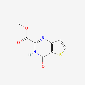 molecular formula C8H6N2O3S B11927804 Methyl 4-oxo-3,4-dihydrothieno[3,2-d]pyrimidine-2-carboxylate CAS No. 1379338-27-8