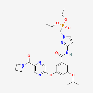 molecular formula C26H33N6O7P B11927814 BMS-820132 