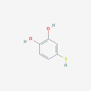 molecular formula C6H6O2S B11927847 4-Mercaptobenzene-1,2-diol 