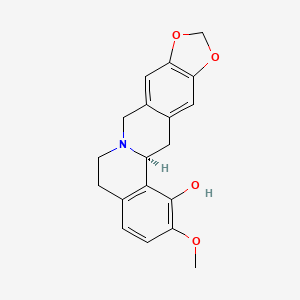 molecular formula C19H19NO4 B1192785 Govaniadine 