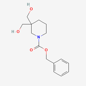 molecular formula C15H21NO4 B11927854 3,3-Bis(hydroxymethyl)-1-Cbz-piperidine CAS No. 1313369-57-1
