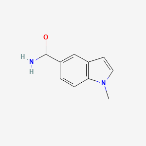 molecular formula C10H10N2O B11927862 1-Methyl-1H-indole-5-carboxamide 