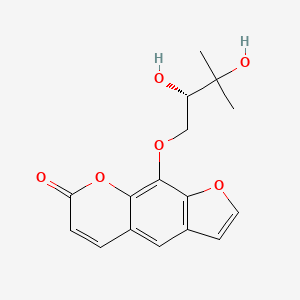 molecular formula C16H16O6 B11927913 (-)-Heraclenol 