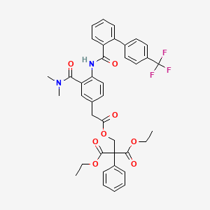 molecular formula C39H37F3N2O8 B1192795 Granotapide CAS No. 916683-32-4