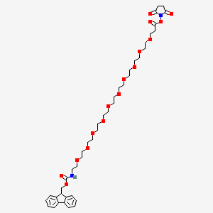 molecular formula C42H60N2O16 B11927994 Fmoc-PEG10-NHS ester 