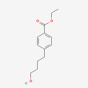 molecular formula C13H18O3 B11928064 Ethyl 4-(4-hydroxybutyl)benzoate CAS No. 85431-07-8
