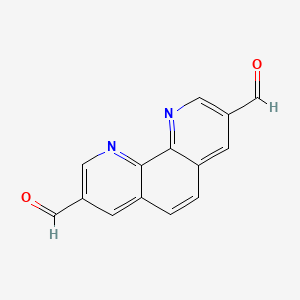 molecular formula C14H8N2O2 B11928115 1,10-Phenanthroline-3,8-dicarbaldehyde 