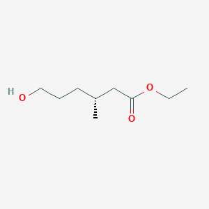 molecular formula C9H18O3 B11928161 Ethyl (R)-6-Hydroxy-3-methylhexanoate 