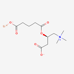 molecular formula C12H20LiNO6 B11928166 Glutarylcarnitine lithium 