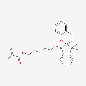 molecular formula C28H33NO3 B11928255 Spiropyran hexyl methacrylate 
