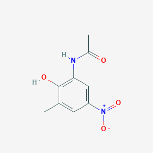 molecular formula C9H10N2O4 B11928288 N-(2-hydroxy-3-methyl-5-nitrophenyl)acetamide CAS No. 33150-08-2