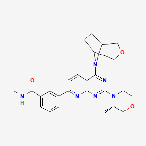 molecular formula C26H30N6O3 B11928347 Mti-31 CAS No. 1567915-38-1