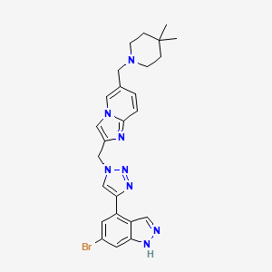 molecular formula C25H27BrN8 B11928481 STM3006 