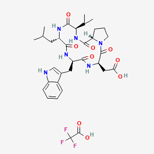 molecular formula C33H43F3N6O9 B11928485 BQ-123 TFA 