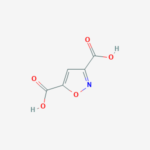 molecular formula C5H3NO5 B11928563 1,2-Oxazole-3,5-dicarboxylic acid CAS No. 89379-30-6