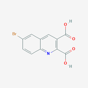 molecular formula C11H6BrNO4 B11928583 6-Bromoquinoline-2,3-dicarboxylic acid CAS No. 92513-49-0