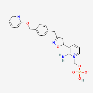 molecular formula C22H21N4O6P B1192866 Fosmanogepix CAS No. 2091769-17-2