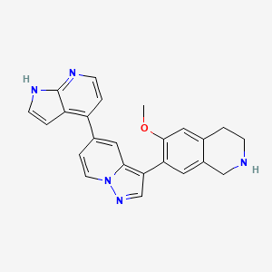 molecular formula C24H21N5O B11928724 PKCiota-IN-2 