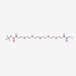 molecular formula C19H37IN2O8 B11928747 Iodoacetamide-PEG5-NH-Boc 