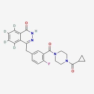 molecular formula C24H23FN4O3 B11928829 Olaparib D4 
