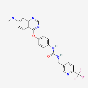 molecular formula C24H21F3N6O2 B11928895 BPR1R024 