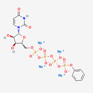 molecular formula C15H16N2Na4O18P4 B11928990 MRS2768 tetrasodium salt 