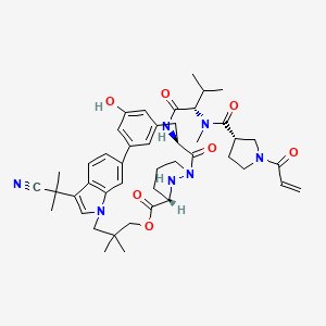 molecular formula C45H57N7O7 B11928997 Ras/ras-raf-IN-1 