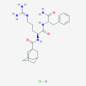 molecular formula C26H39ClN6O3 B11929016 RF9 hydrochloride 