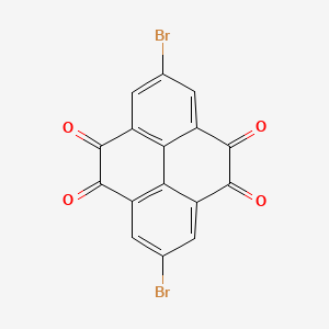 molecular formula C16H4Br2O4 B11929157 2,7-Dibromopyrene-4,5,9,10-tetraone 
