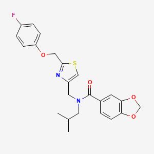 molecular formula C23H23FN2O4S B11929258 BuChE-IN-1 