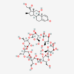 molecular formula C64H100O39 B11929293 Dexamethasone (water-soluble) 