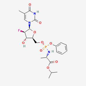 molecular formula C22H29FN3O9P B11929314 Fosclevudine alafenamide CAS No. 1951476-79-1