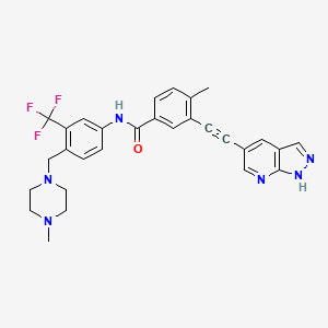 molecular formula C29H27F3N6O B1192932 Olverembatinib CAS No. 1257628-77-5