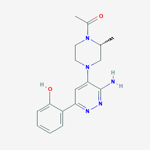 molecular formula C17H21N5O2 B11929345 GNE-064 