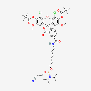 molecular formula C48H60Cl2N3O12P B11929433 JOE phosphoramidite, 5-isomer 