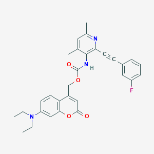 molecular formula C30H28FN3O4 B1192950 JF-NP-26 
