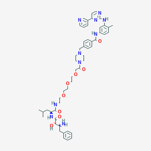 molecular formula C52H66N10O8 B11929506 Sniper(abl)-049 