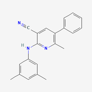 molecular formula C21H19N3 B11929509 MSU38225 