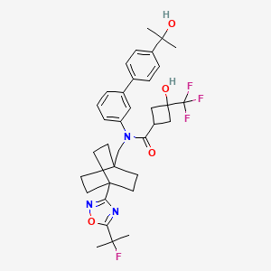 molecular formula C35H41F4N3O4 B11929565 BMS-986339 