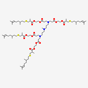 molecular formula C83H147N3O16S4 B11929615 4A3-Cit 