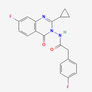 molecular formula C19H15F2N3O2 B11929643 ICA-105665 