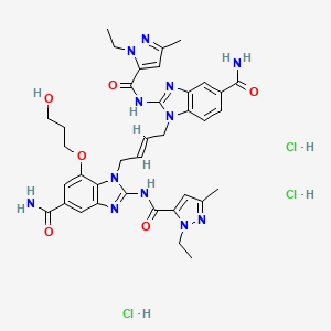 molecular formula C37H45Cl3N12O6 B11929667 STING agonist-3 trihydrochloride 