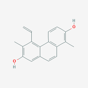 molecular formula C18H16O2 B11929669 Dehydrojuncusol 